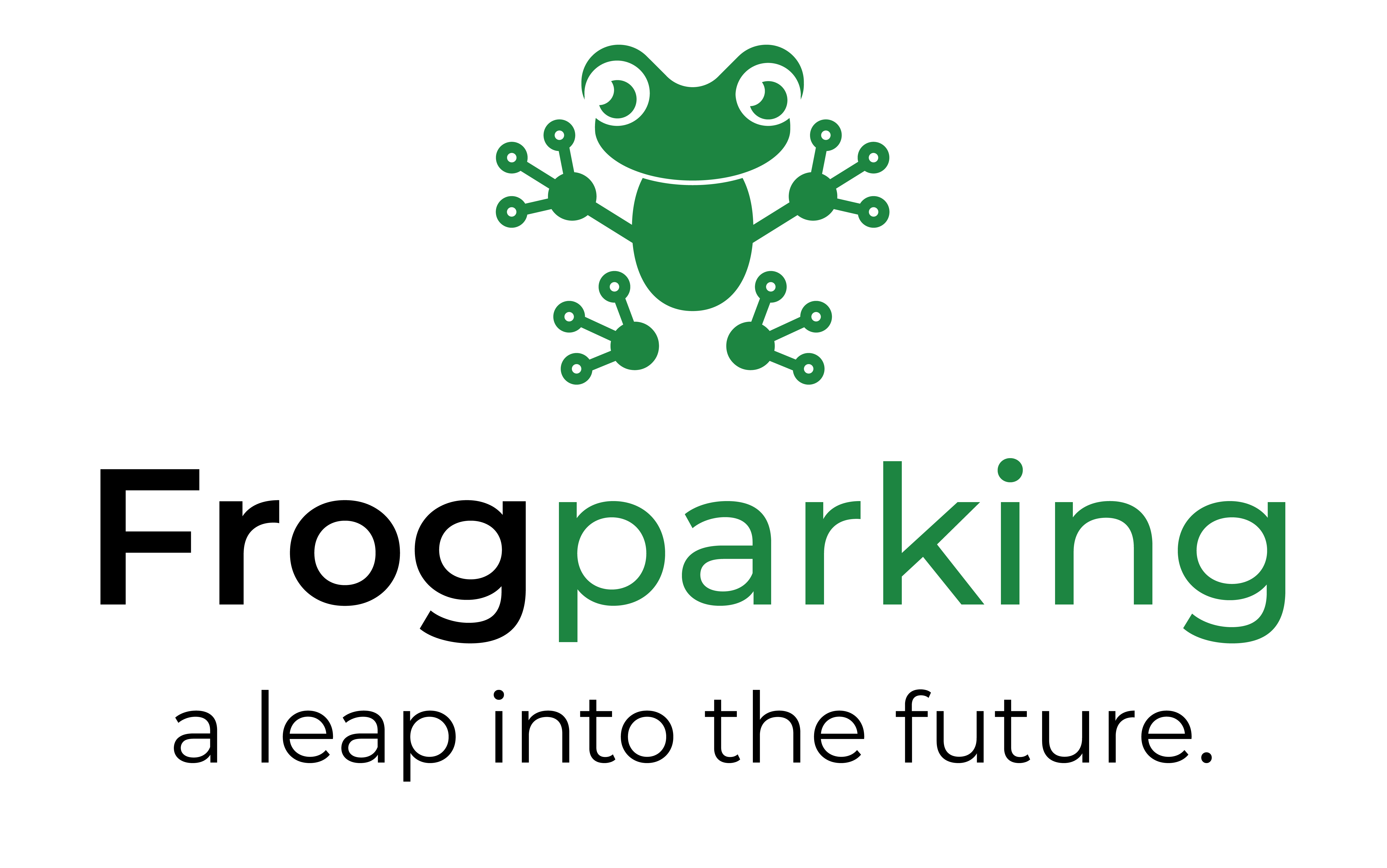 Frogparking | Parking Management Solutions | Vertical Full Logo