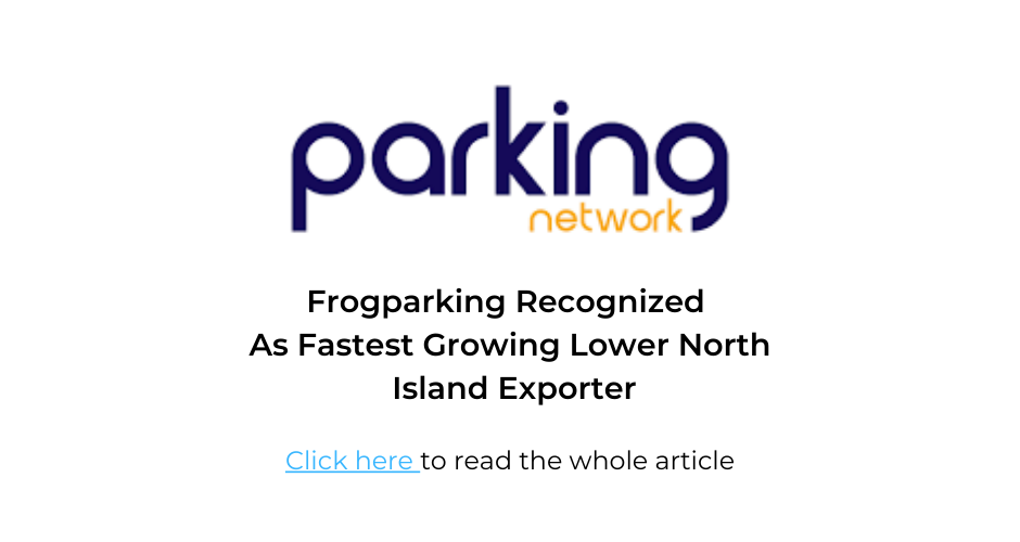 Parking Network - Frogparking Recognized As Fastest Growing Lower North Island Exporter