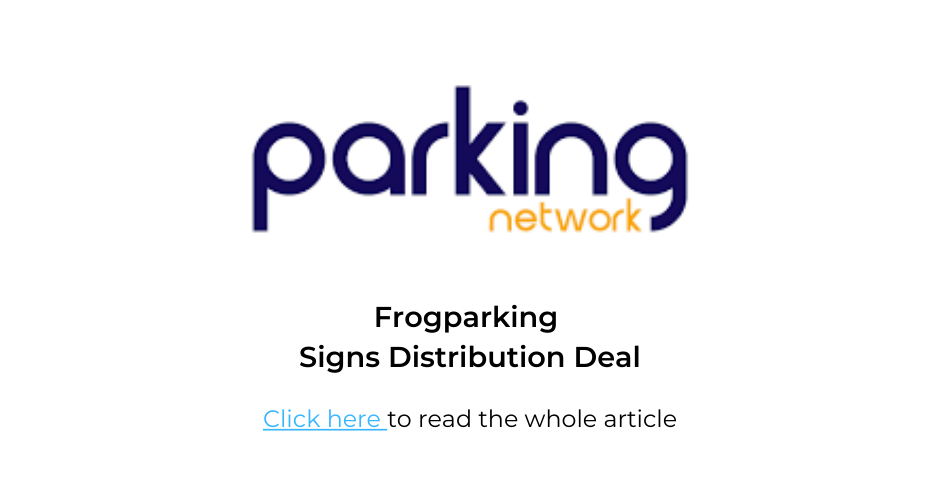 Parking Network - Frogparking Signs Distribution Deal