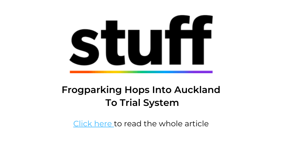 Stuff - Frogparking Hops Into Auckland To Trial System