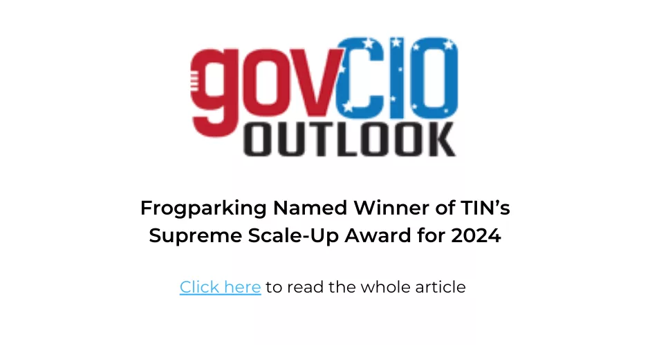 Press and Media Room | Frogparking | govCIO Frogparking Names Winner of TIN's Supreme Scale-up Award for 2024