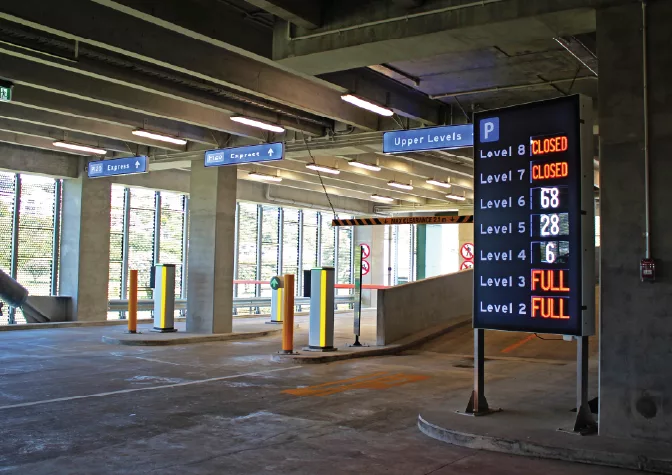 Artboard 1 Customized Parking Guidance System | Frogparking | Rochester International Airport 38
