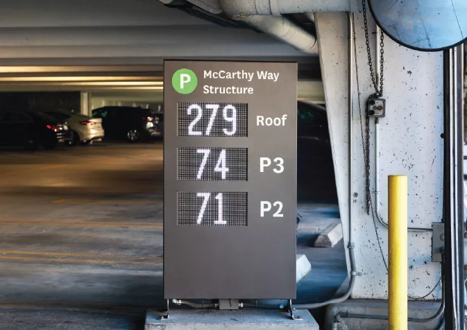 Artboard 16 Customized Parking Guidance System | Frogparking | Rochester International Airport 38